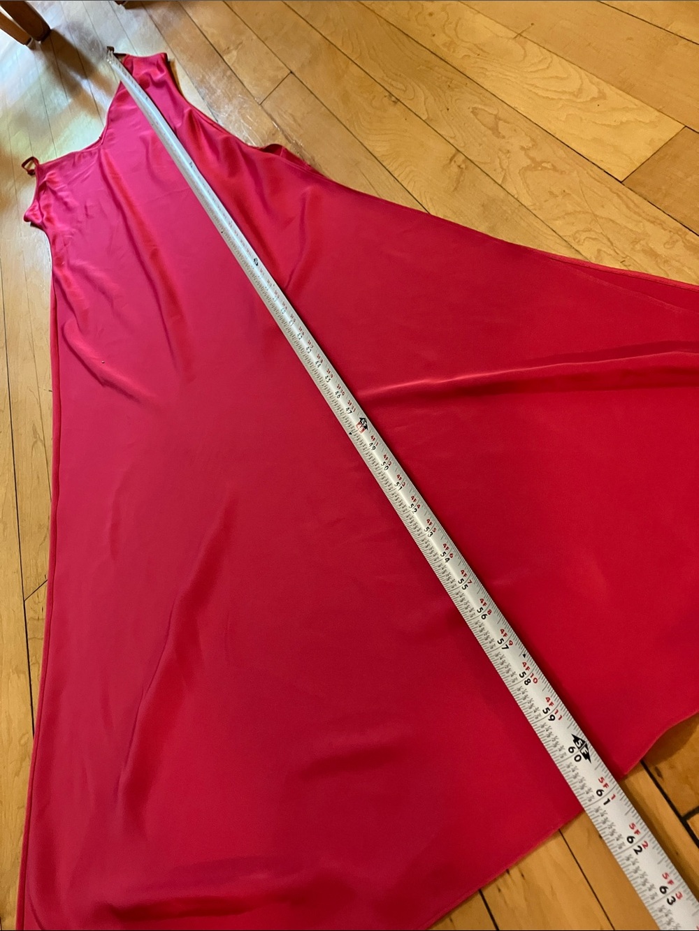 Rat & Boa Anastasia Pink Satin Maxi Slip Dress Small - Picture 11 of 11